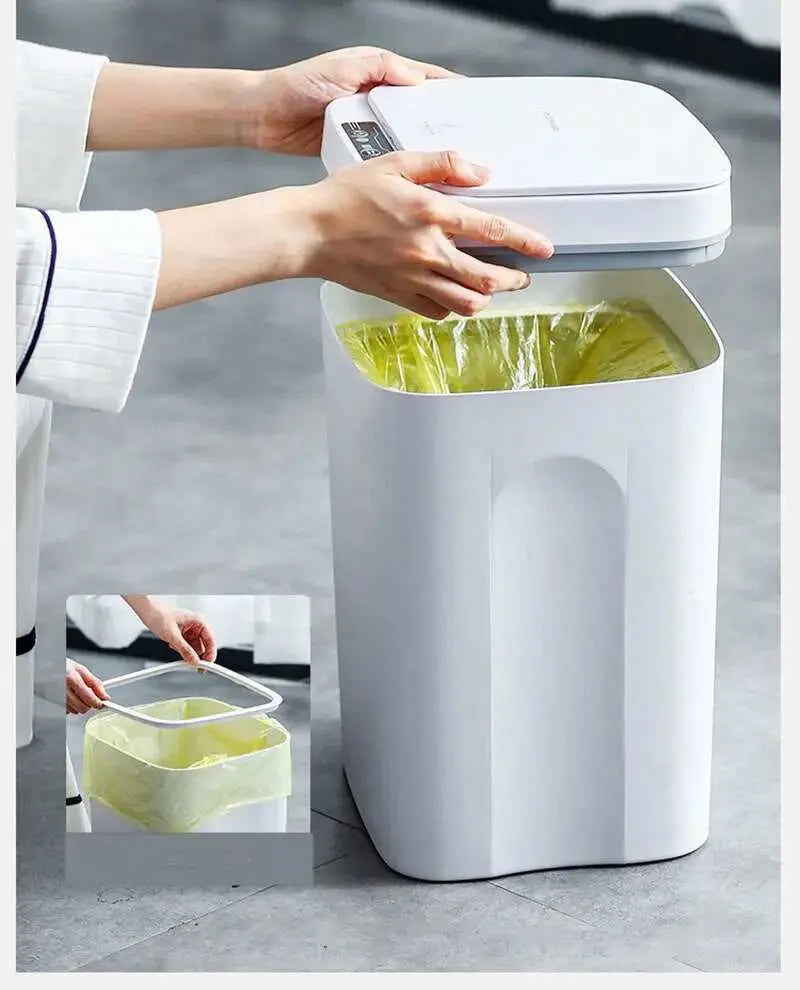 Poubelle Cuisine Automatique<br> 12L, 14L & 16L Boîte Ordures